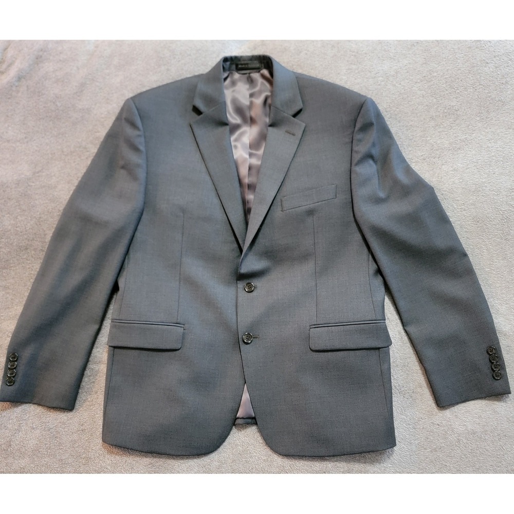 Lauren Ralph Lauren Men's Dark Gray Blazer Sport Coat 100% Wool Sz 42S